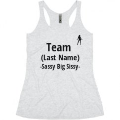 Ladies Slim Fit Super Soft Racerback Triblend Tank