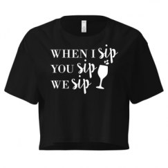 Ladies Festival Cali Crop Top Tee