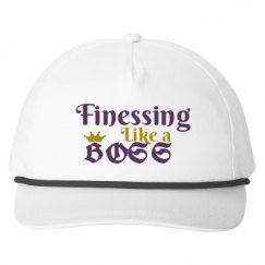 Snapback Five-Panel Rope Hat