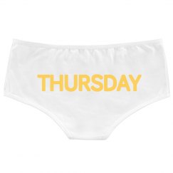 Days of the week underwear