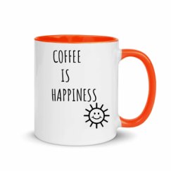 11oz Ceramic Mug with Color Inside