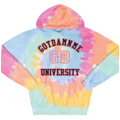 Unisex Tie-Dye Fleece Hoodie