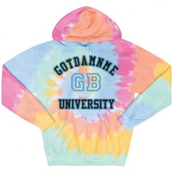 Unisex Tie-Dye Fleece Hoodie