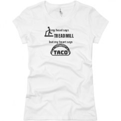 Ladies Slim Fit Basic Promo Jersey Tee