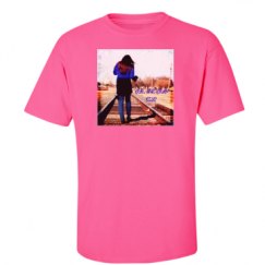 Unisex Ultra Cotton Safety Neon Crewneck Tee