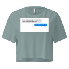 Ladies Festival Cali Crop Top Tee