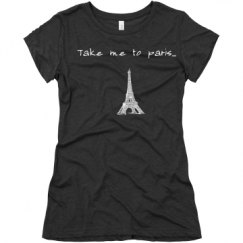 Ladies Slim Fit Super Soft Triblend Tee