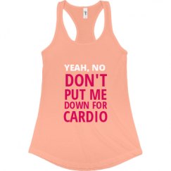 Ladies Slim Fit Racerback Tank Top