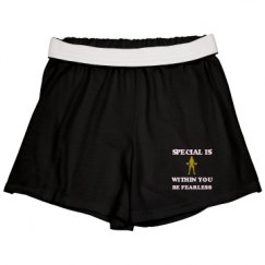Slim Fit Cheer Shorts