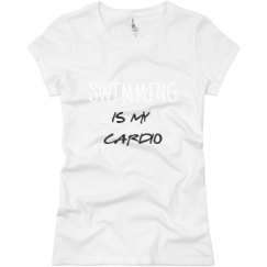 Ladies Slim Fit Basic Promo Jersey Tee