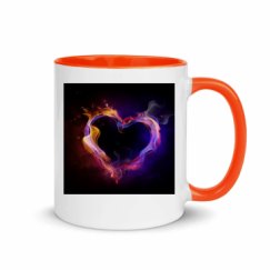 11oz Ceramic Mug with Color Inside