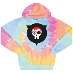 Unisex Tie-Dye Fleece Hoodie