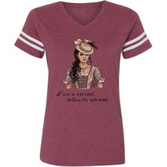 Ladies Relaxed Fit Vintage Sports Tee