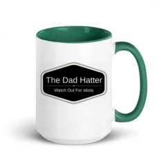 15oz Ceramic Mug with Color Inside