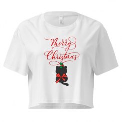 Ladies Festival Cali Crop Top Tee