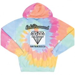 Unisex Tie-Dye Fleece Hoodie