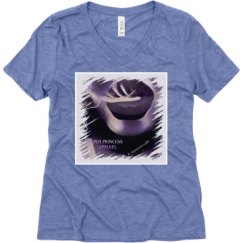 Ladies Relaxed Fit Super Soft Triblend V-Neck Tee