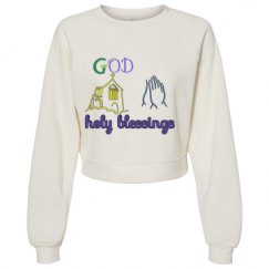 Women's Raglan Pullover Fleece