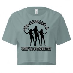 Ladies Festival Cali Crop Top Tee