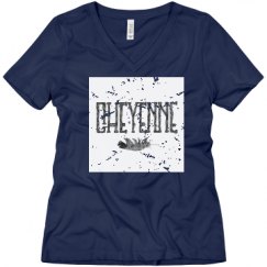 Ladies Relaxed Fit V-Neck Tee