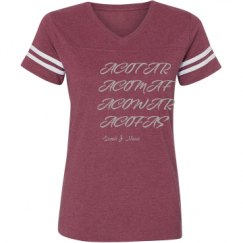 Ladies Relaxed Fit Vintage Sports Tee