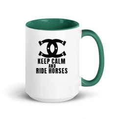 15oz Ceramic Mug with Color Inside