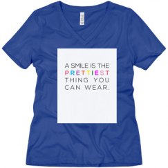 Ladies Relaxed Fit V-Neck Tee