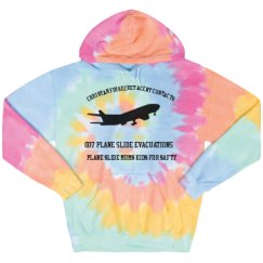 Unisex Tie-Dye Fleece Hoodie