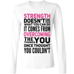 Ladies Relaxed Fit Basic Long Sleeve Tee