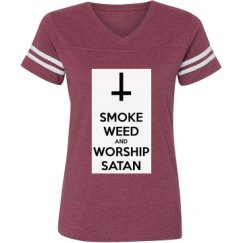 Ladies Relaxed Fit Vintage Sports Tee