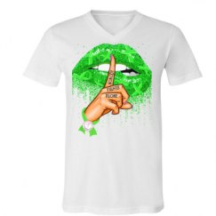 Unisex V-Neck Jersey Tee