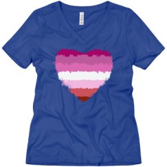 Ladies Relaxed Fit V-Neck Tee