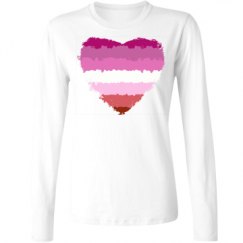 Ladies Relaxed Fit Basic Long Sleeve Tee