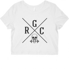 Ladies Slim Fit Crop Top Tee