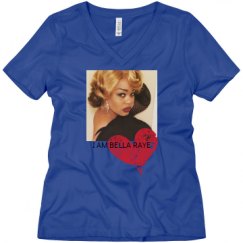 Ladies Relaxed Fit V-Neck Tee