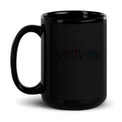15oz Black Glossy Mug