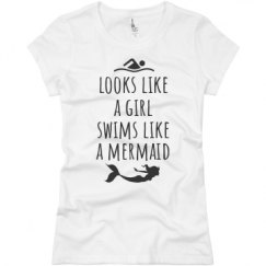 Ladies Slim Fit Basic Promo Jersey Tee