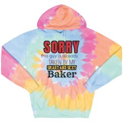 Unisex Tie-Dye Fleece Hoodie