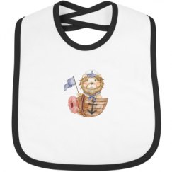 Infant Contrast Trim Bib