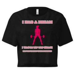 Ladies Festival Cali Crop Top Tee