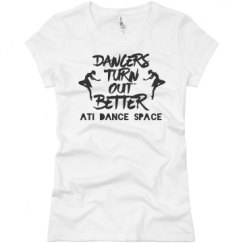 Ladies Slim Fit Basic Promo Jersey Tee