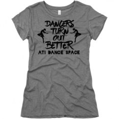 Ladies Slim Fit Super Soft Triblend Tee