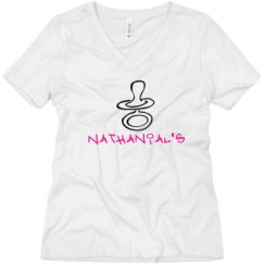 Ladies Relaxed Fit V-Neck Tee