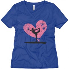 Ladies Relaxed Fit V-Neck Tee