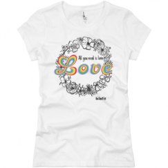 Ladies Slim Fit Basic Promo Jersey Tee