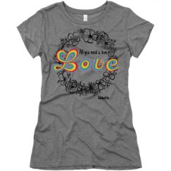 Ladies Slim Fit Super Soft Triblend Tee