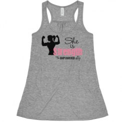 Ladies Flowy Racerback Tank