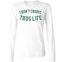 Ladies Relaxed Fit Basic Long Sleeve Tee