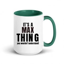 15oz Ceramic Mug with Color Inside