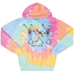 Unisex Tie-Dye Fleece Hoodie